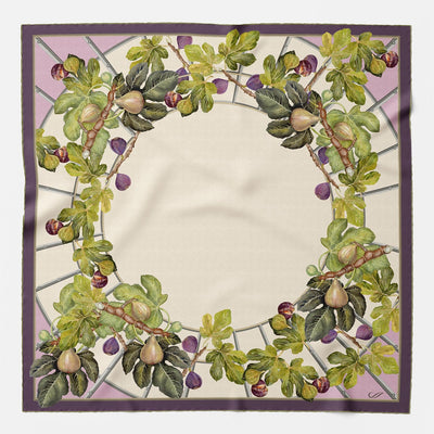 Luxury pure silk square scarf for women