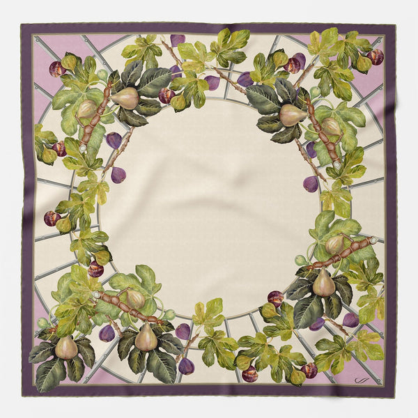 Luxury pure silk square scarf for women