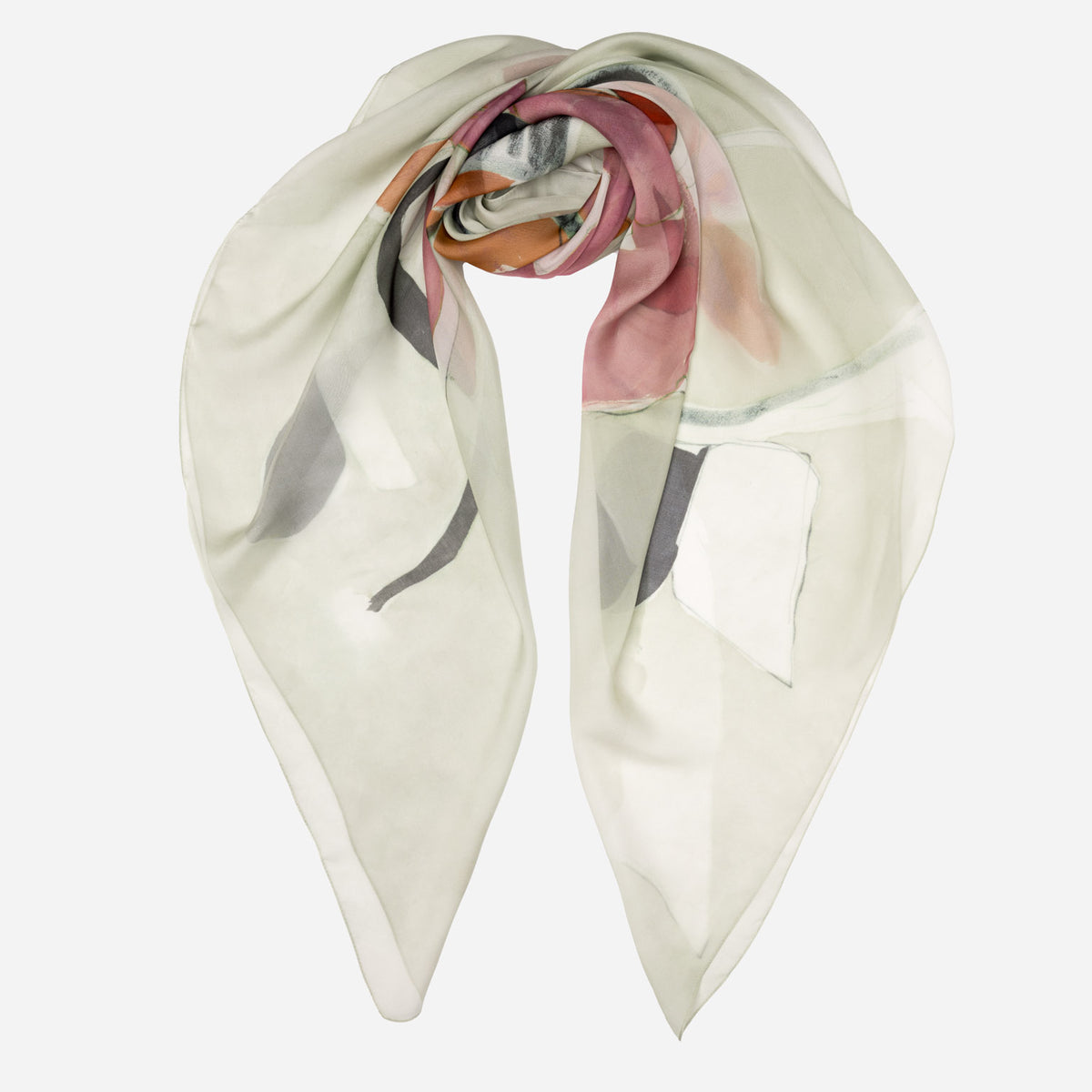 Ladies luxury oversized silk scarf wrap