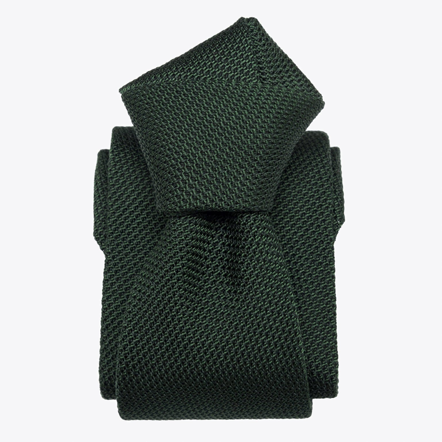 Best luxury grenadine silk tie -green