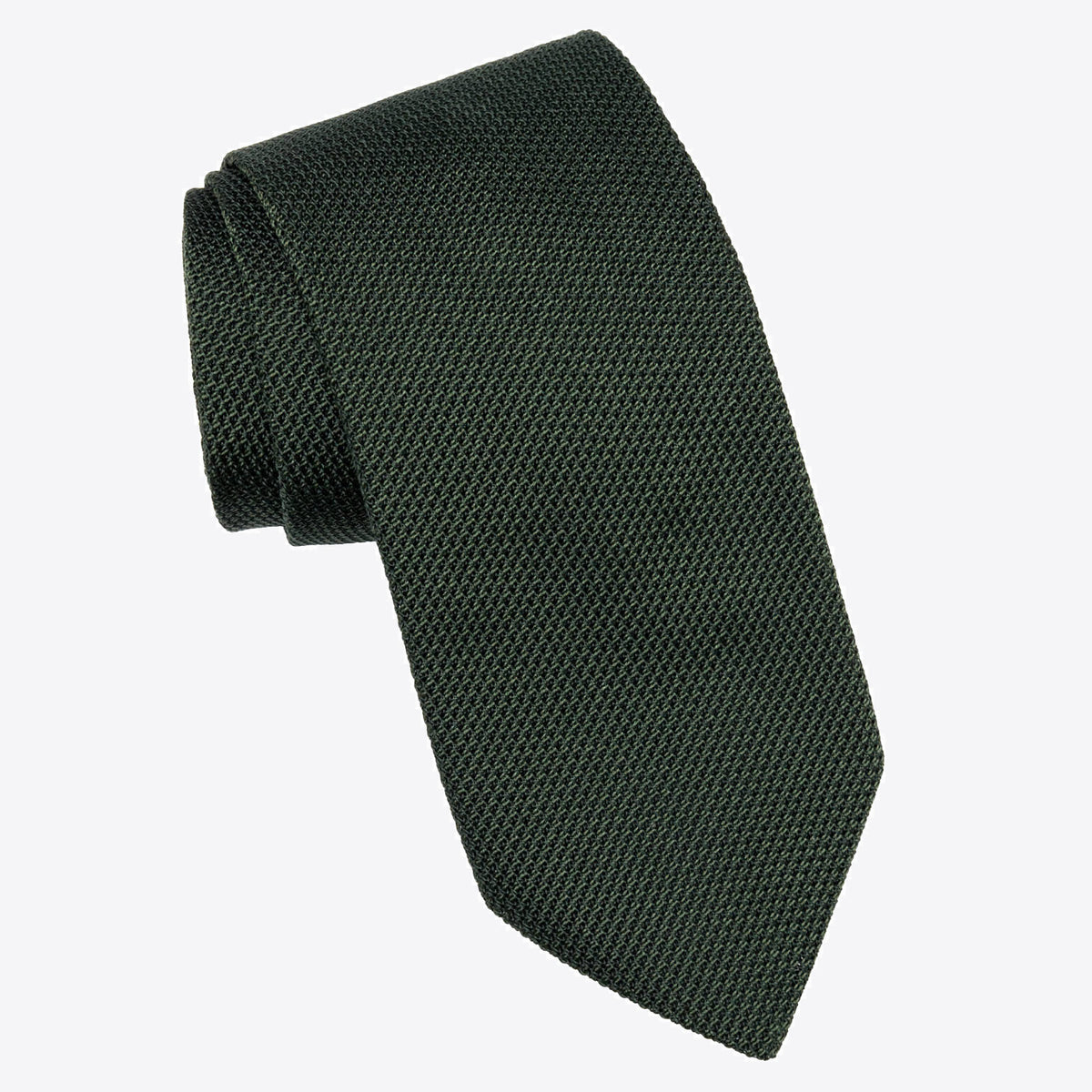 Best luxury grenadine silk tie -green