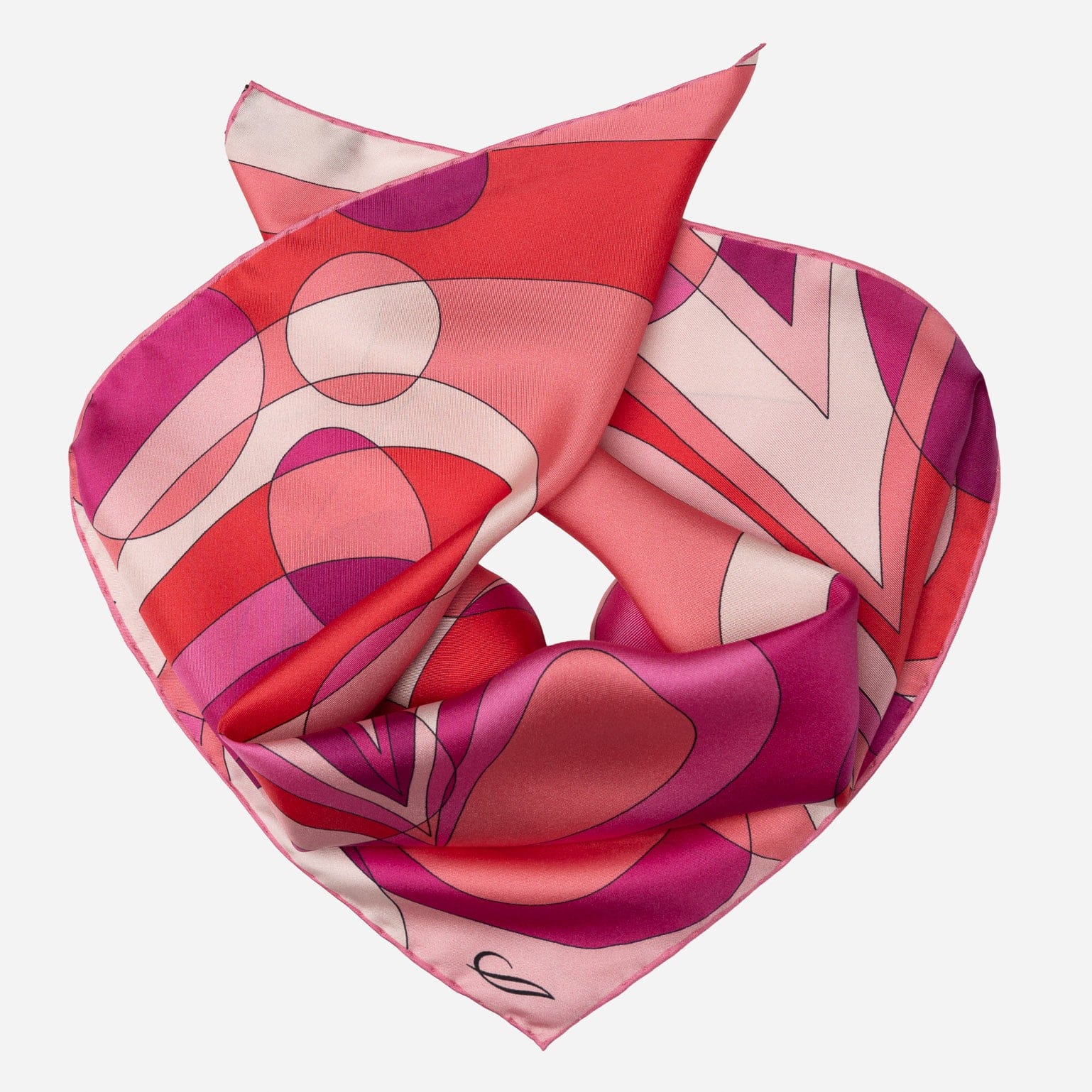 Women's Silk Bandana Fuchsia