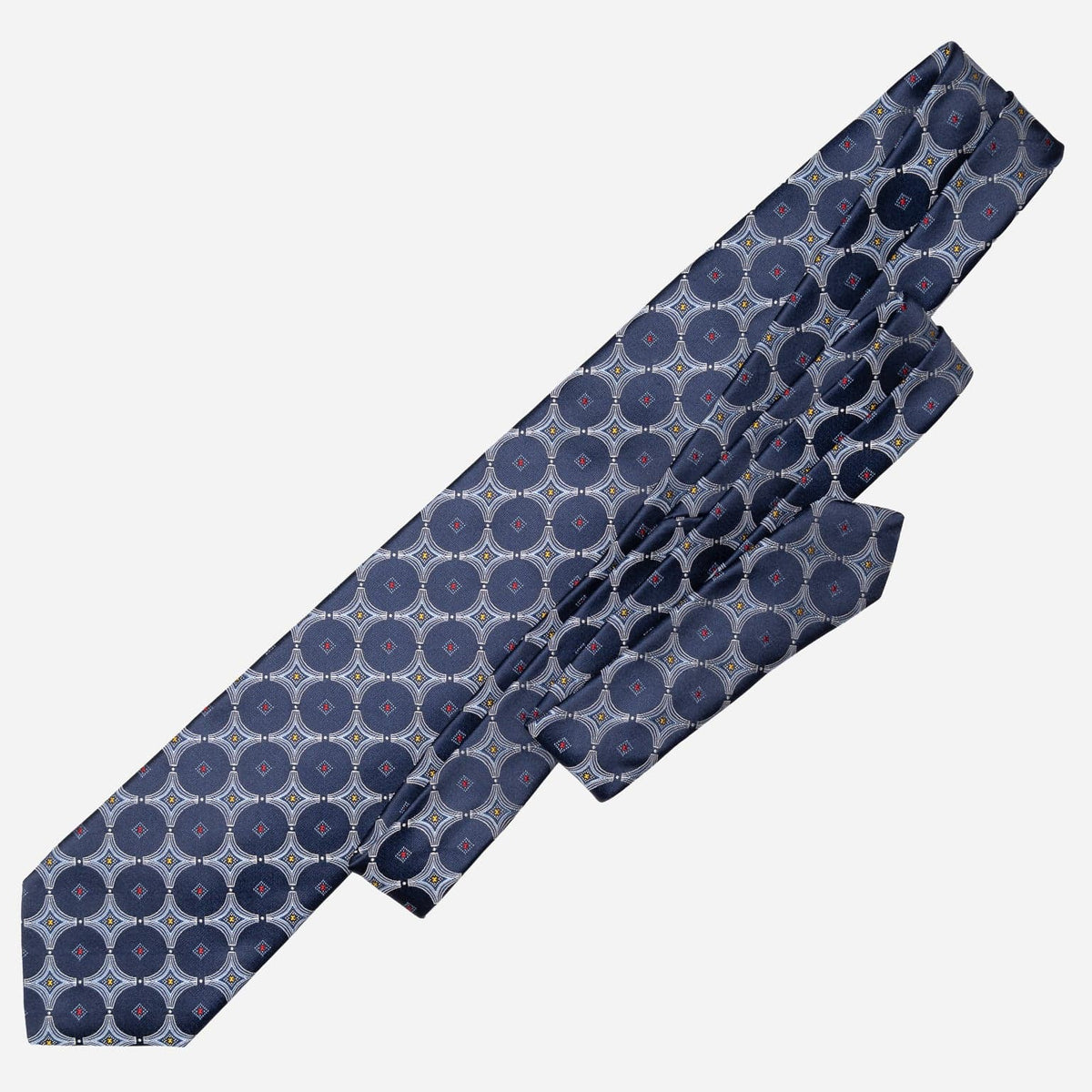 Blue Italian Handmade Silk Tie
