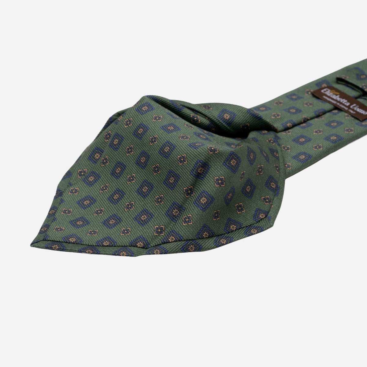 Green Madder Silk Designer Italian Tie
