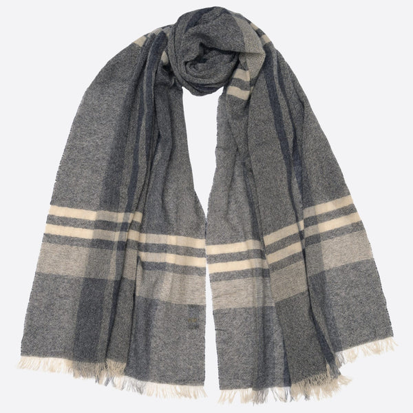 Lucerne - Cashmere Scarf - Warm Grey