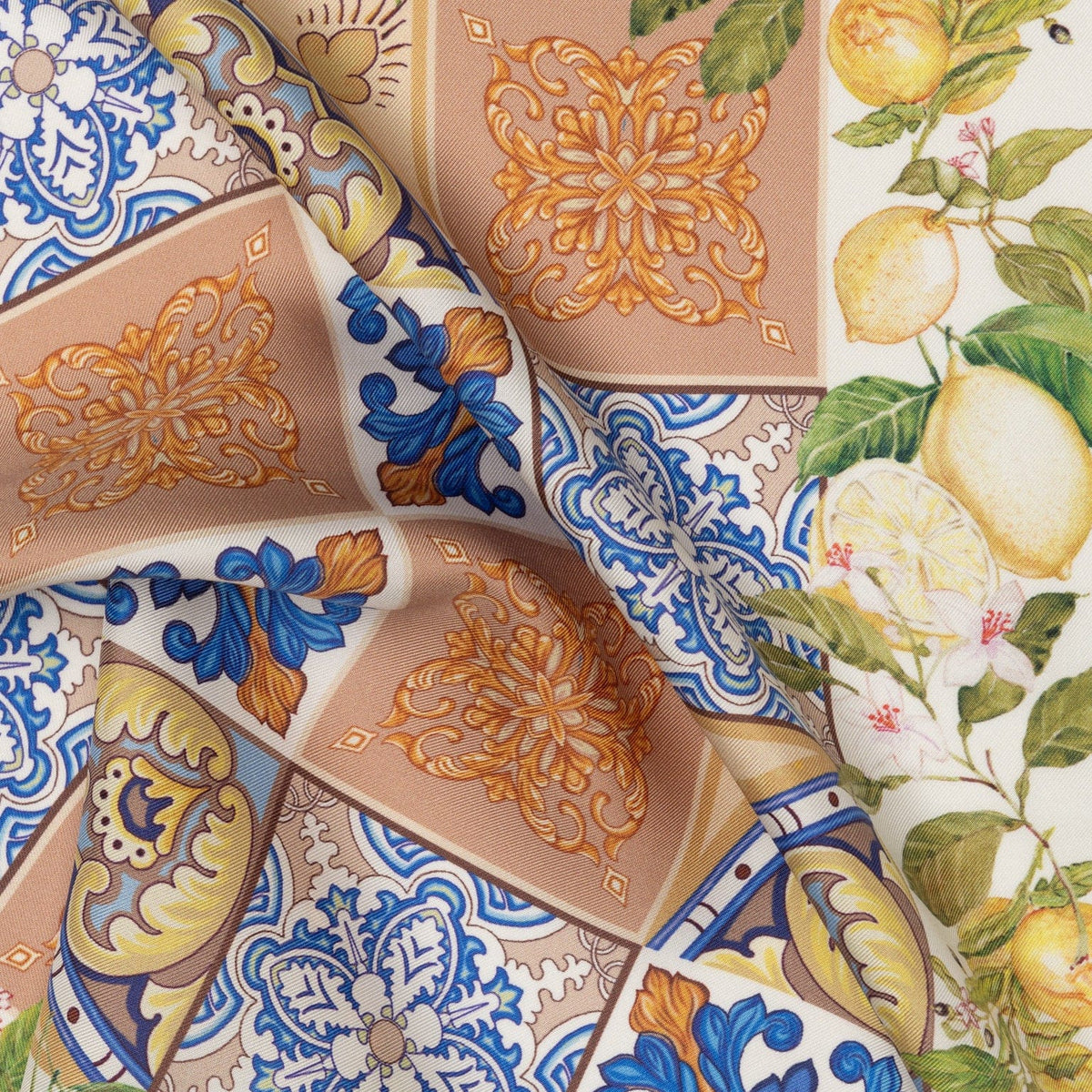 Terracotta Italian Silk Pocket Square