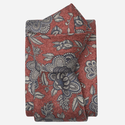 Barn Red Handmade Italian Silk Tie