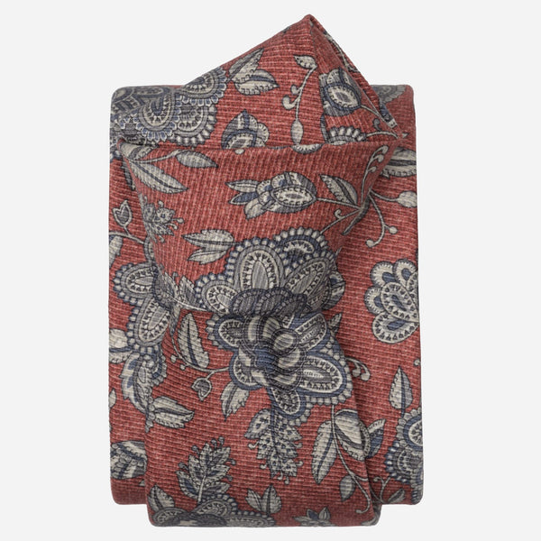 Barn Red Handmade Italian Silk Tie