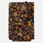 Black Floral Madder Silk Tie