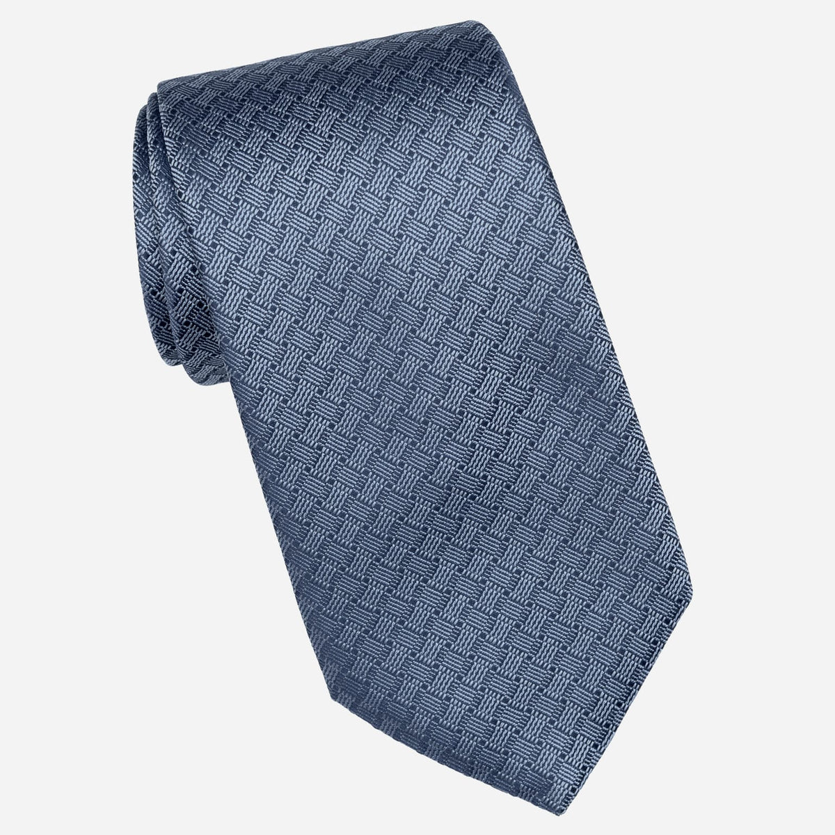 Blue Italian Designer Silk Tie for Men