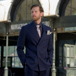 Handmade Italian Silk Tie Cream Floral