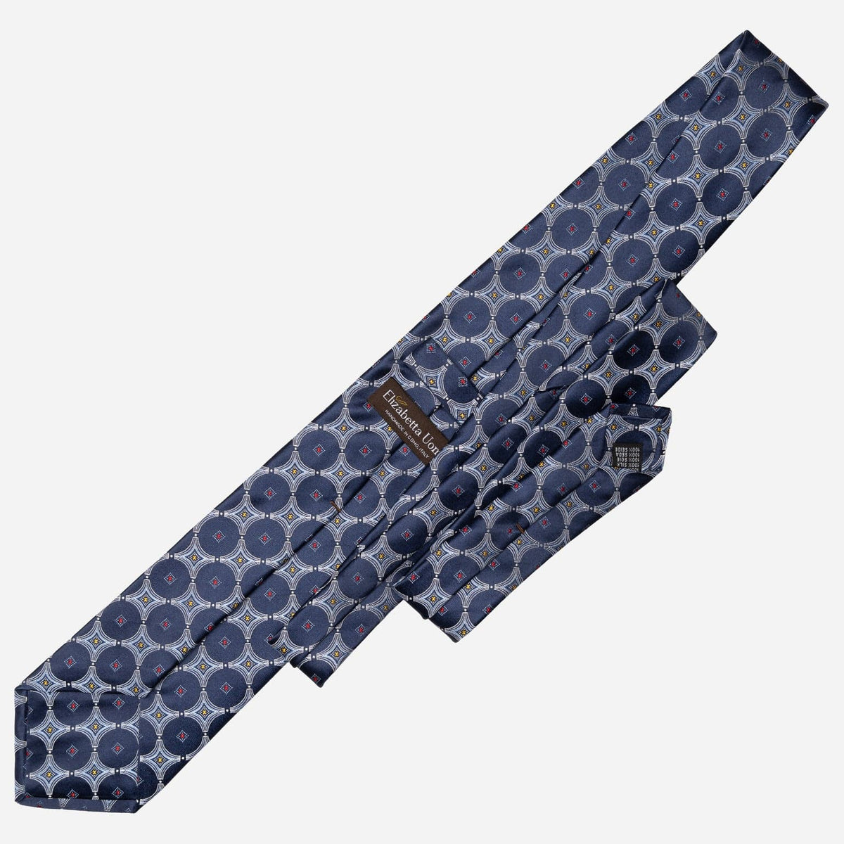 Blue Italian Handmade Silk Tie