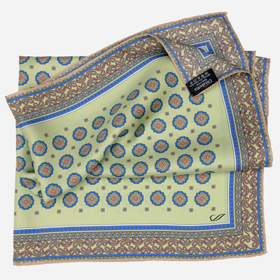Green Silk Neckerchief - Made in Italy