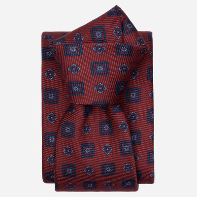 Red Madder Silk Designer Italian Tie
