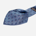 French Blue Handamade Italian Silk Tie