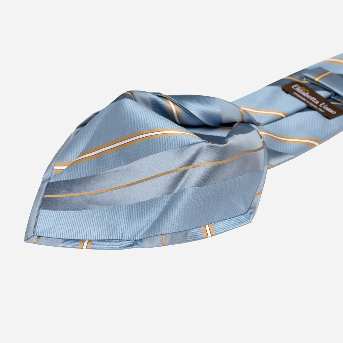 Blue Stripes Handmade Italian Silk Tie