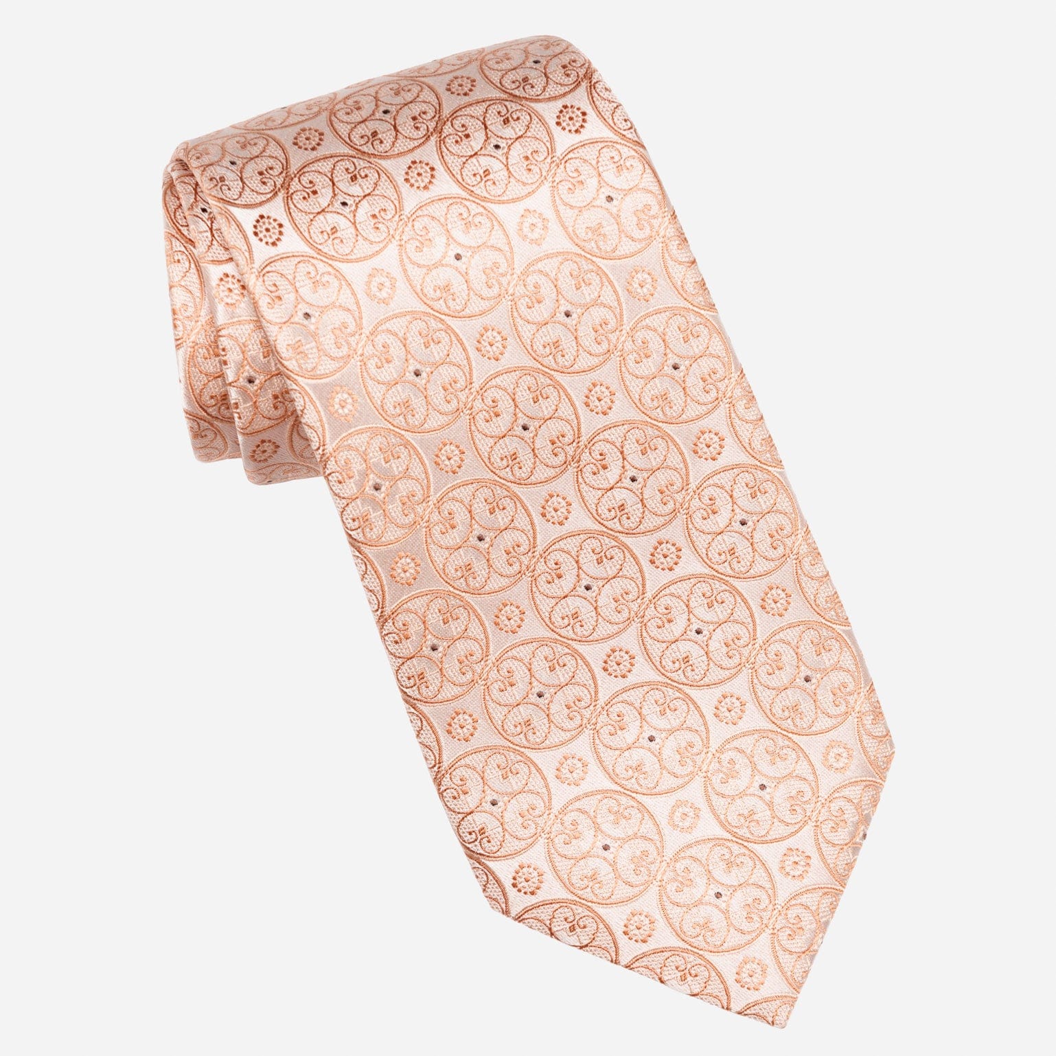 Vintage Designer Men's Silk Tie - Blush