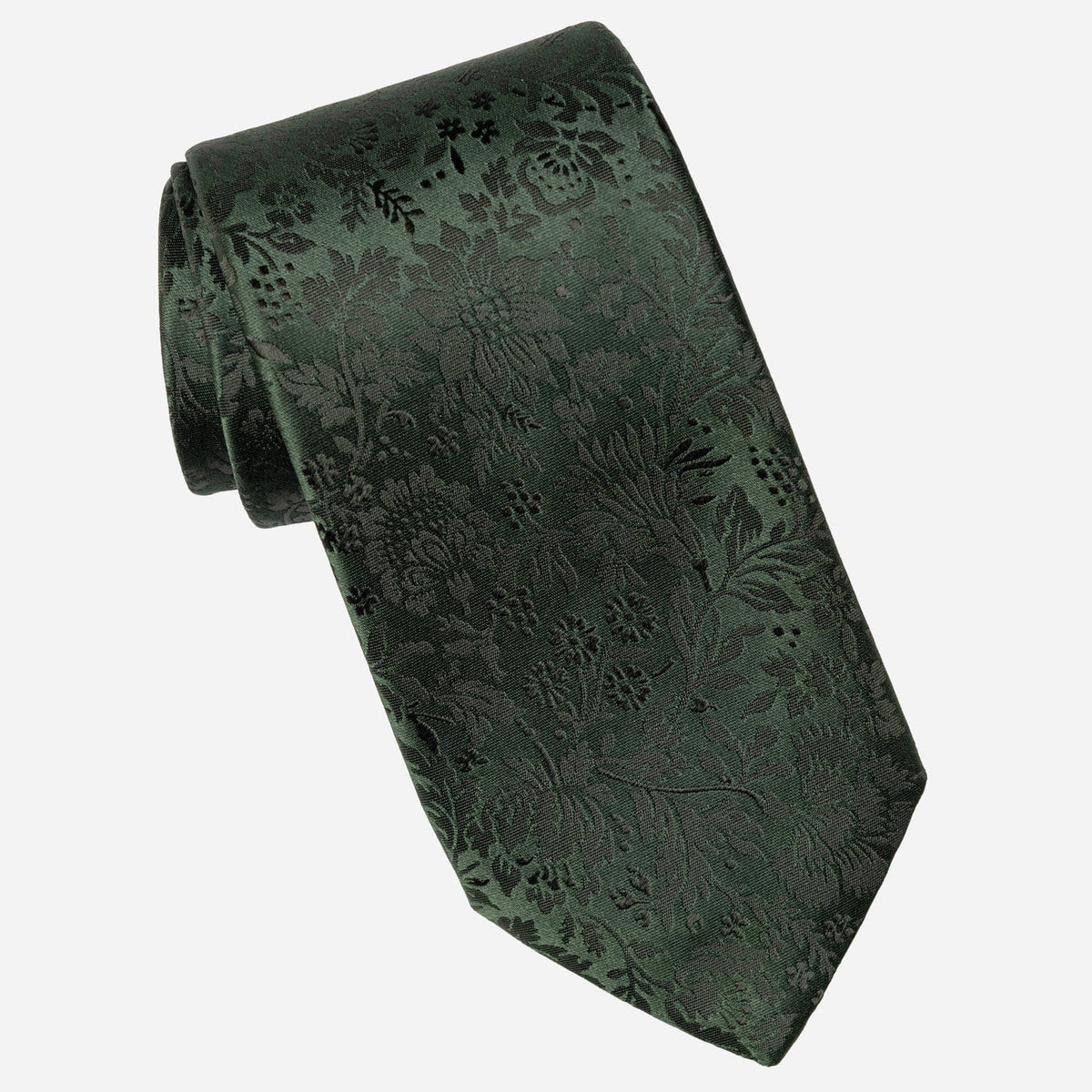 Vintage Designer Men's Silk Tie - Green