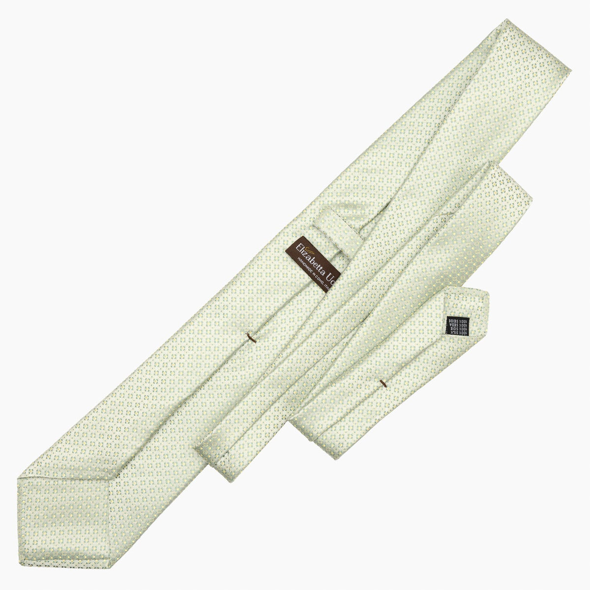 Men's Designer Italian Silk Tie Mint