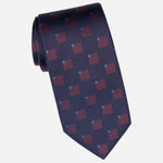 Navy Handmade Italian Silk Tie