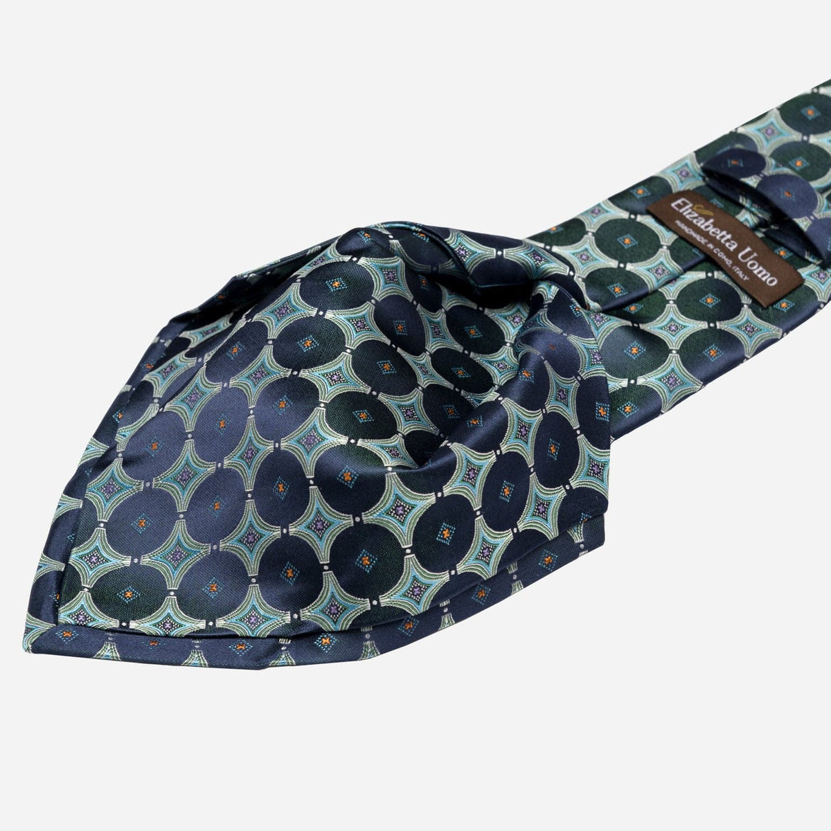 Sea Blue Italian Silk Handmade Tie