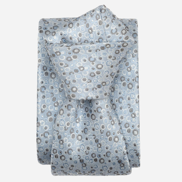 Sky Blue Italian Designer Silk Tie