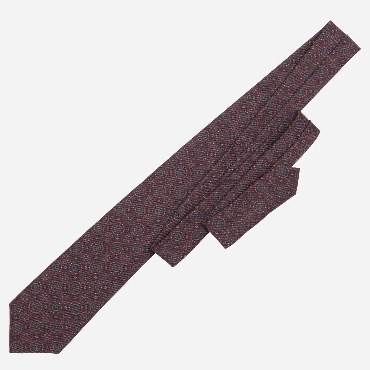 Burgundy Italian Madder Silk Tie
