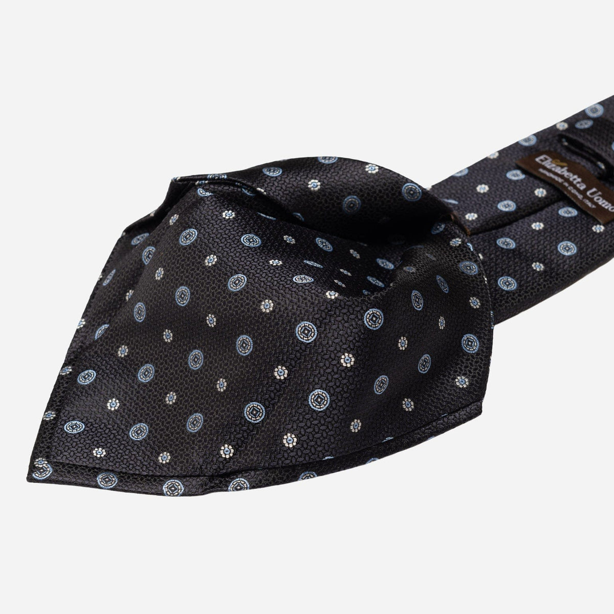 Dark Navy Italian Designer Silk Tie
