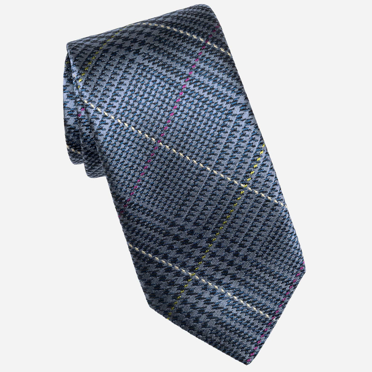 Blue Prince of Wales Designer Silk Tie 