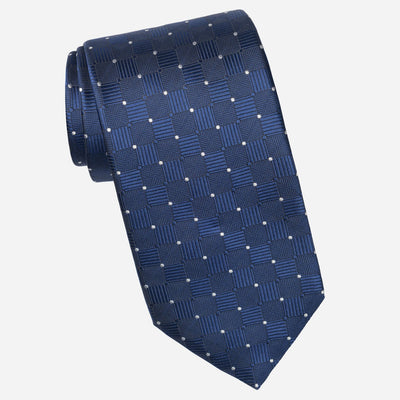 Midnight Blue Handmade Italian Silk Tie