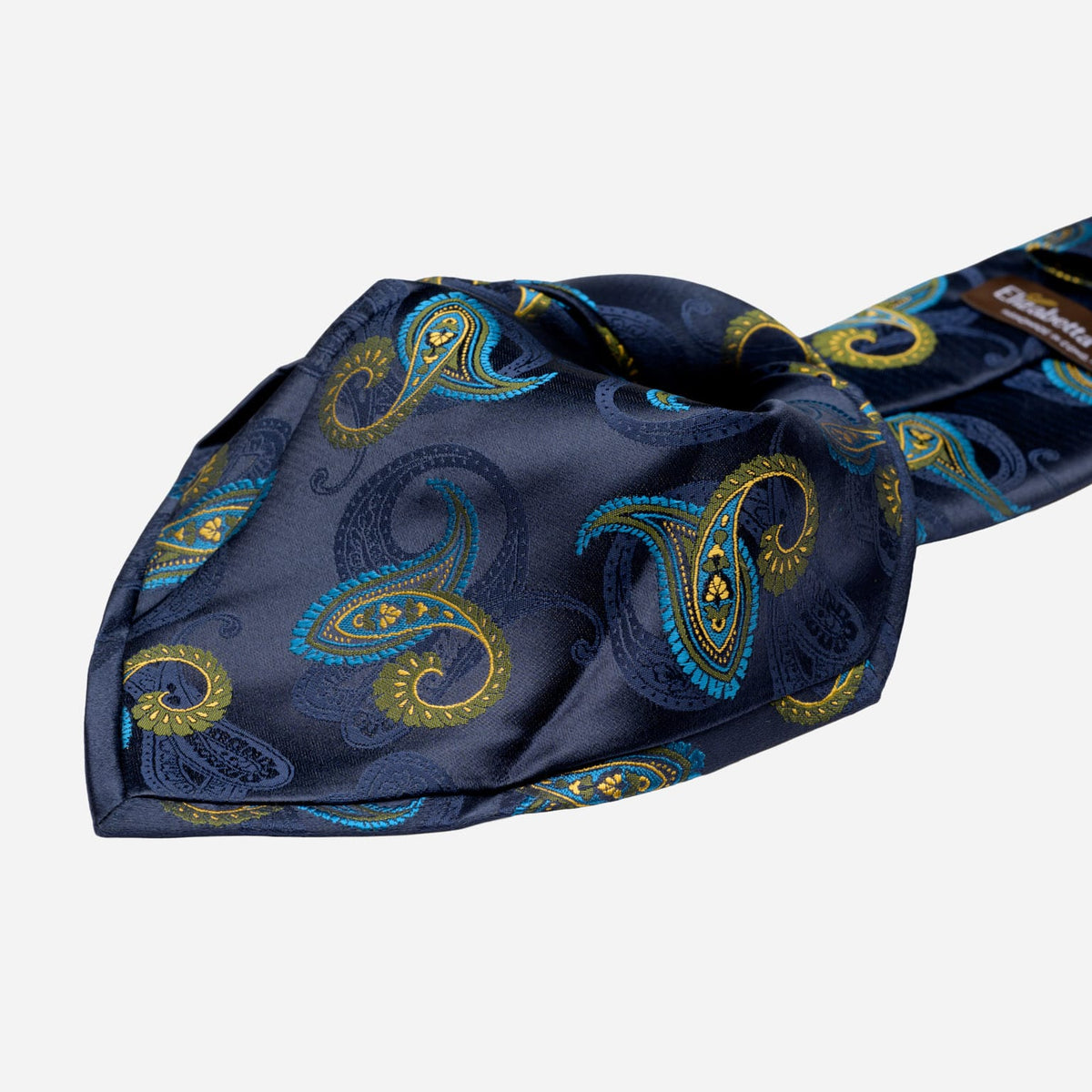 Designer Navy Paisley Silk Tie