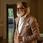 Pink Floral Italian Silk Ascot Tie