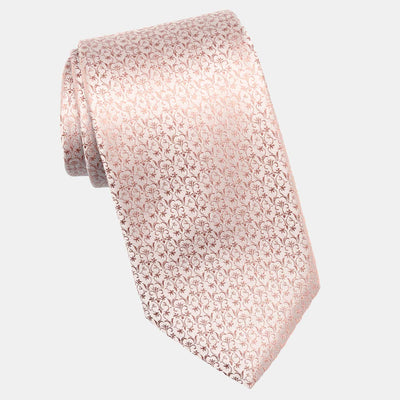 Italian Designer Dusty Rose Silk Necktie