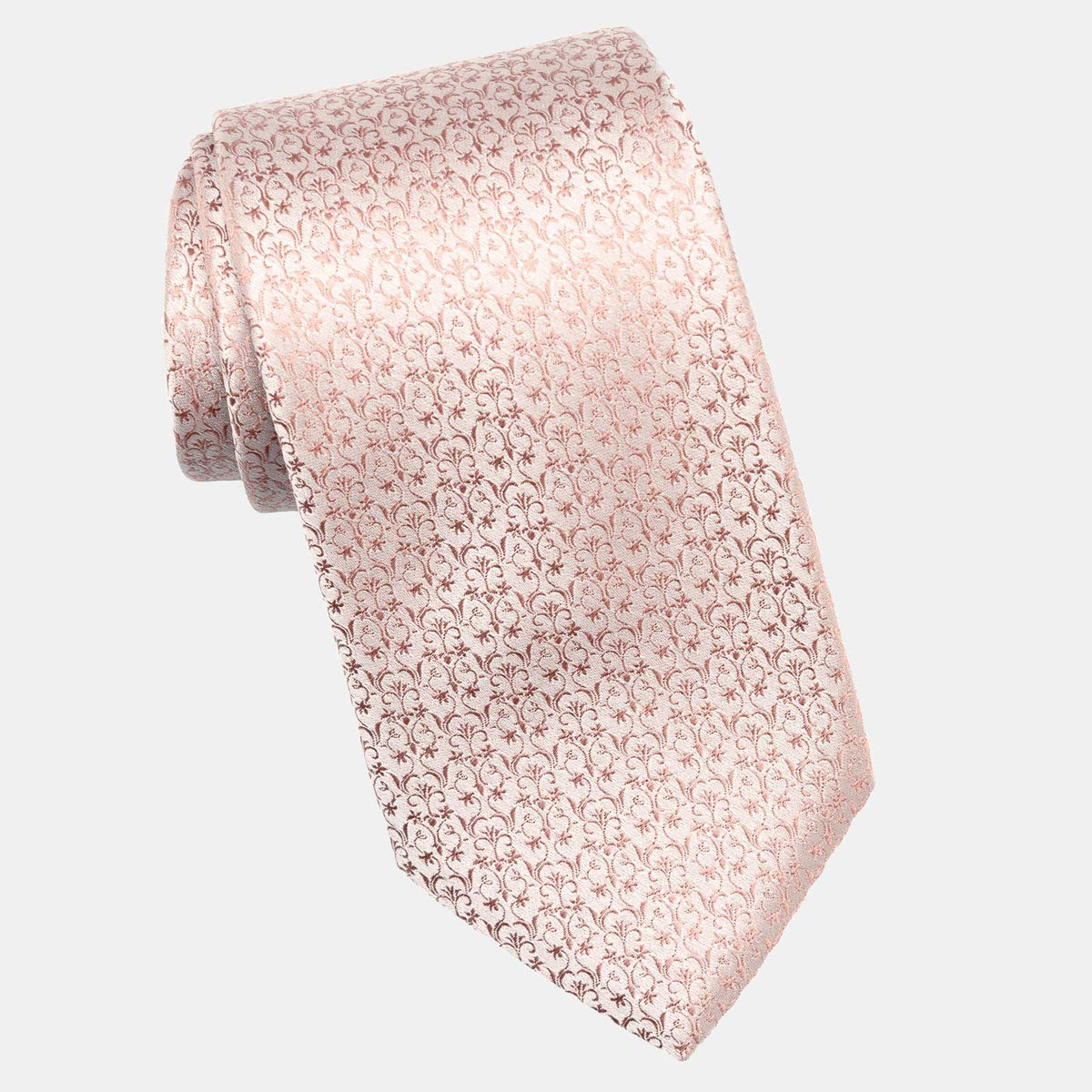 Italian Designer Dusty Rose Silk Necktie