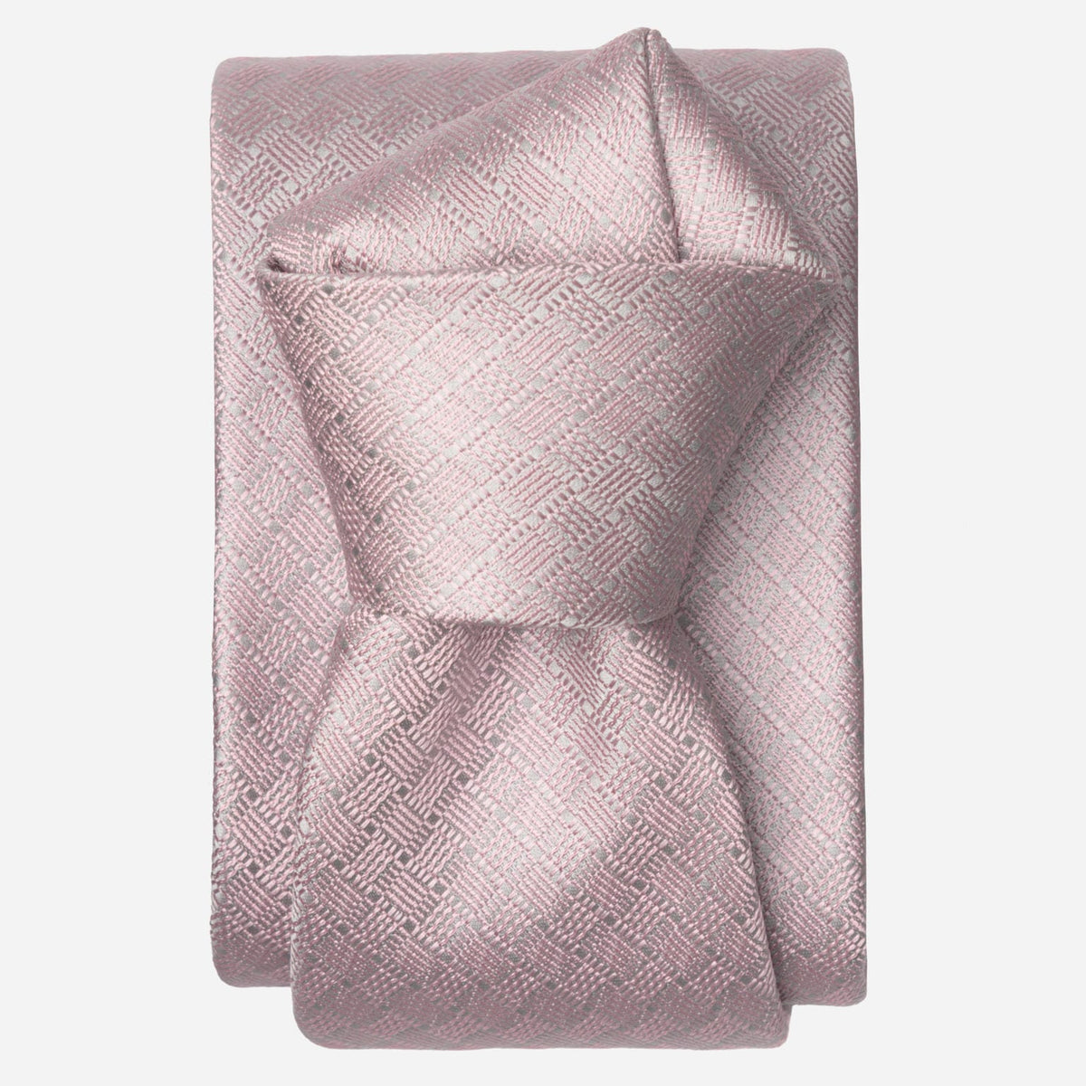 Pink Italian Designer Silk Tie for Men