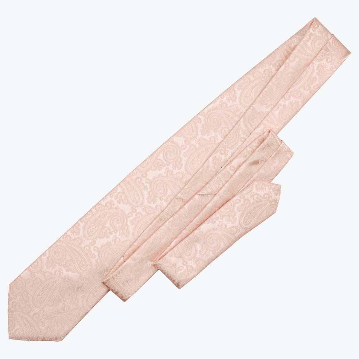Italian Pink Silk Paisley Formal Tie