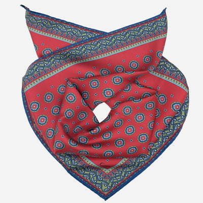 Red Silk Neckerchief - Made in Italy