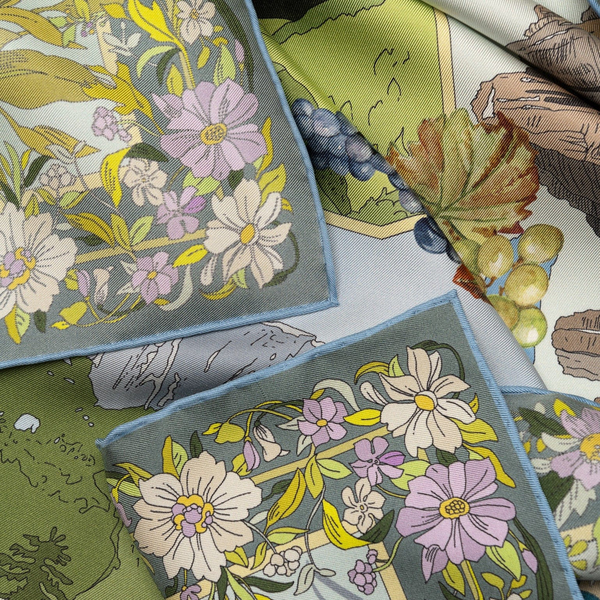 Celebrating Trentino - Handmade Italian Silk Scarf