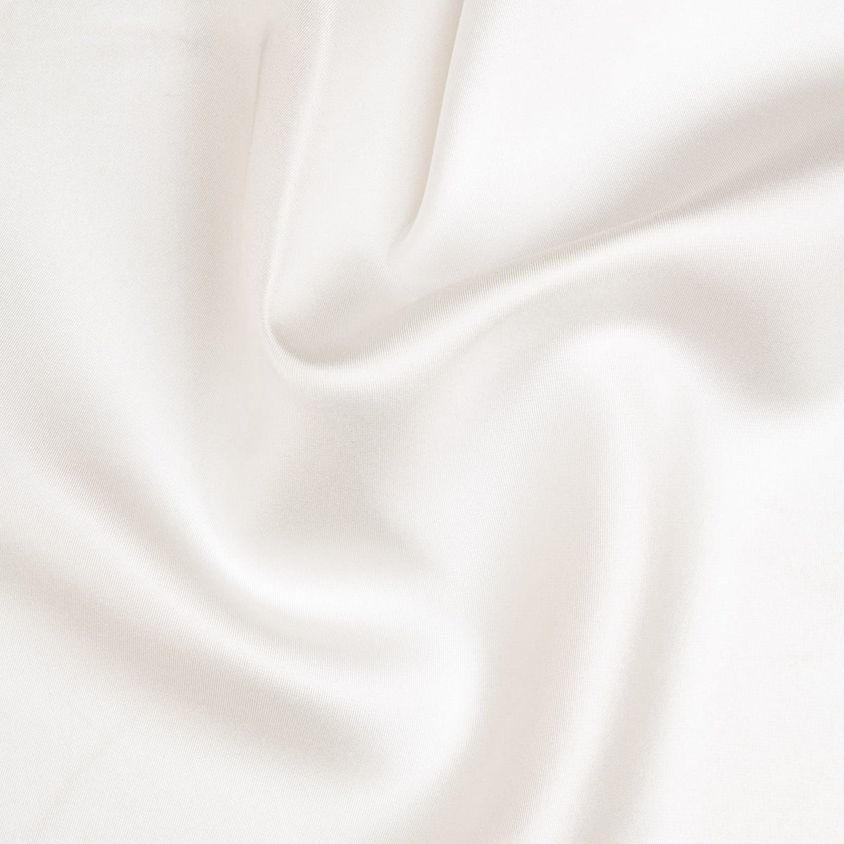 Italian White Orange Silk Pocket Square
