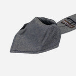 Textured Matte Navy Blue Silk Tie