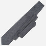 Textured Matte Navy Blue Silk Tie