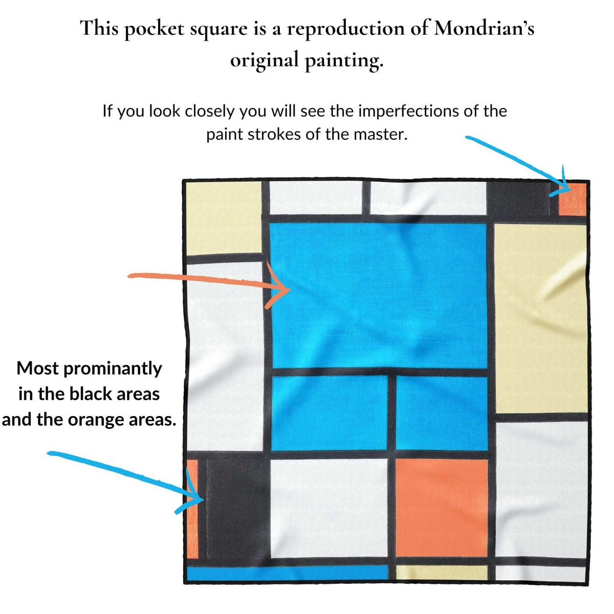 reproduction of Mondrian painting