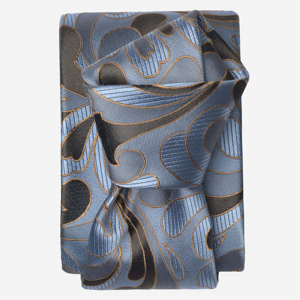 Blue Paisley Handmade Italian Silk Tie