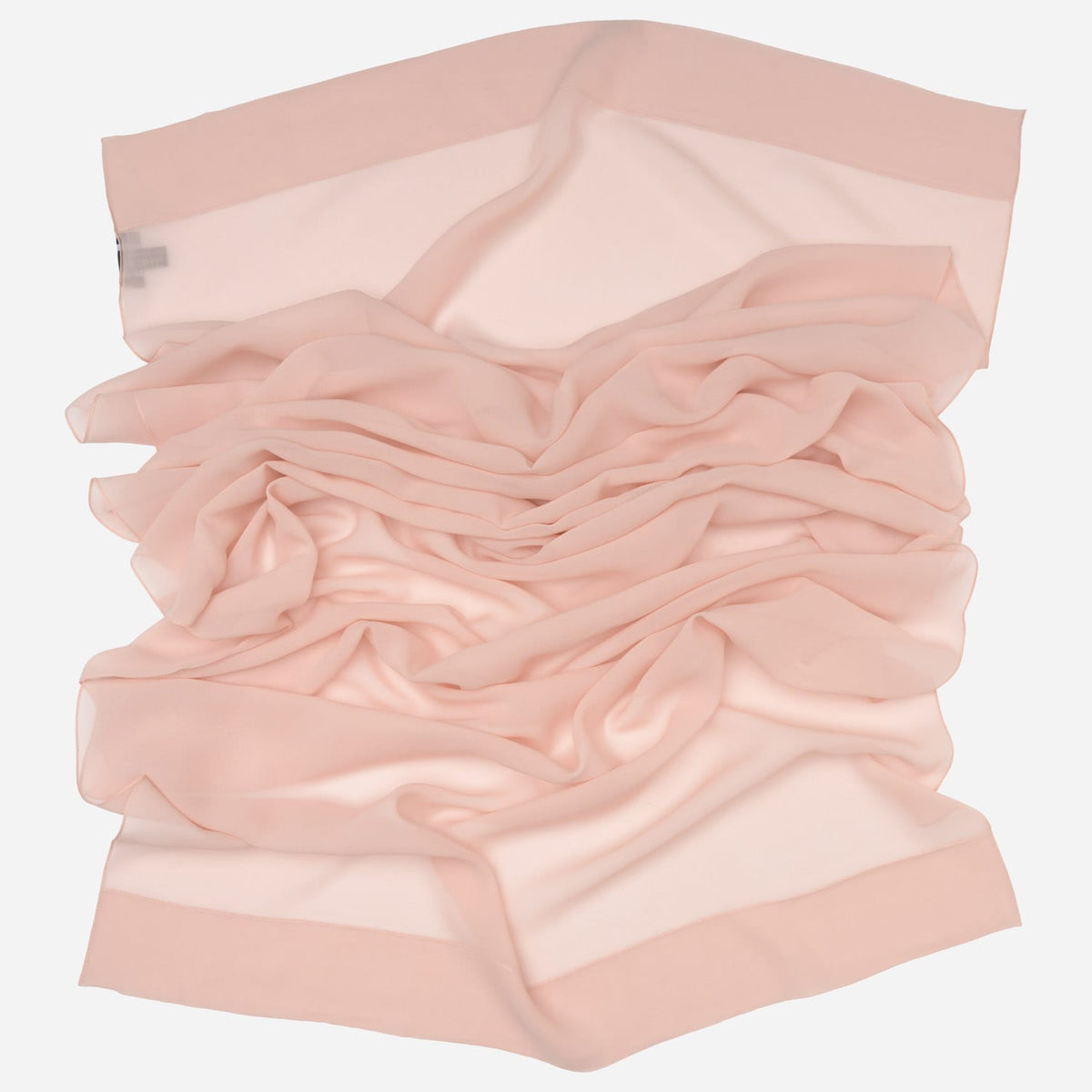 Blush Pink Silk Evening Scarf Shawl