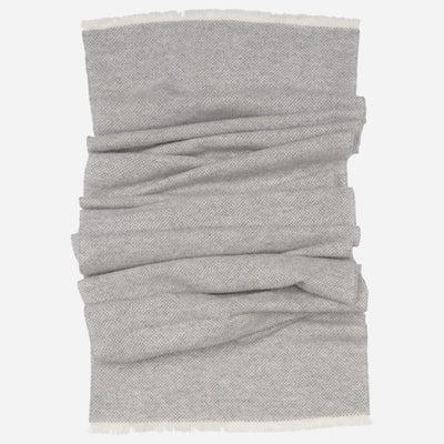 Men's Grey Italian Cashmere Scarf