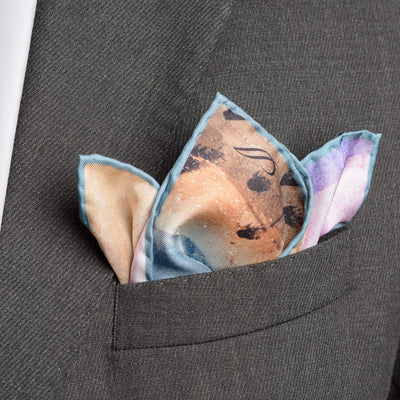 Lavender Large Silk Pocket Square