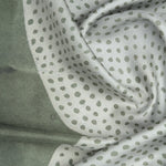 Italian Square Silk Scarf - Sage Green