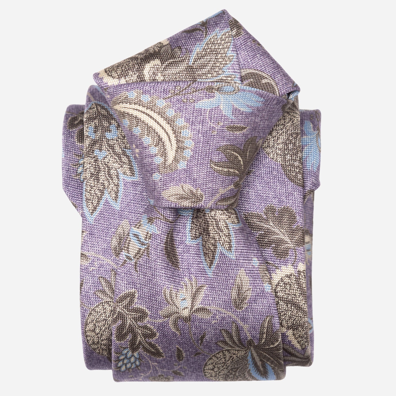 Designer Lavender Men's Silk Necktie