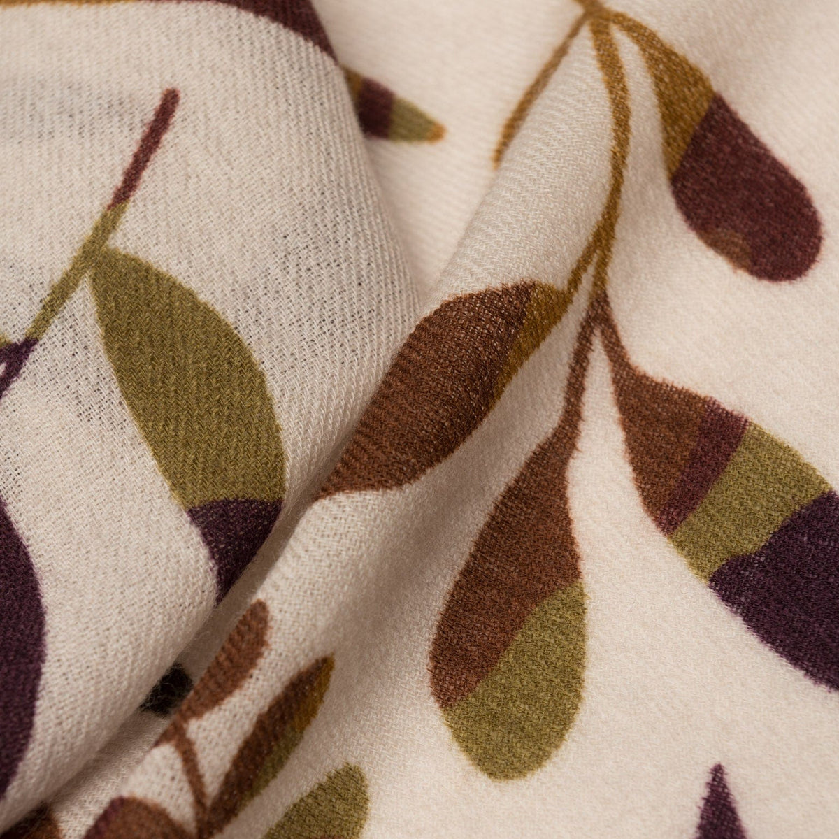 Beige Lightweight Italian Wool Scarf