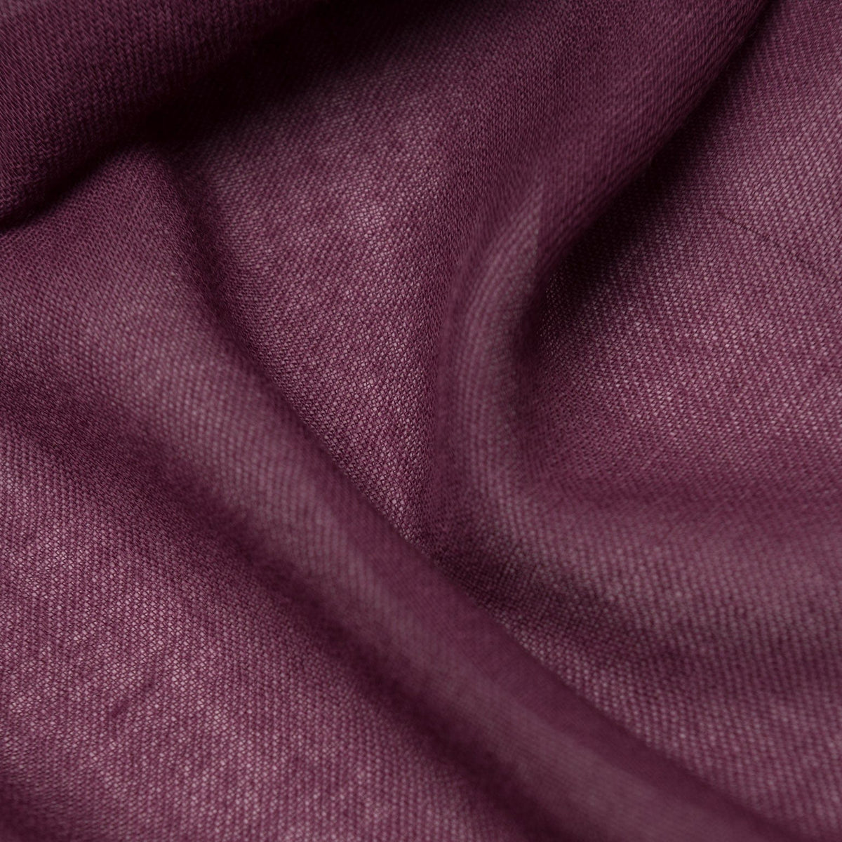 Italian Designer Burgundy Wool Silk Scarf